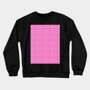 Elephant Print Skin Pattern Pink Crewneck Sweatshirt